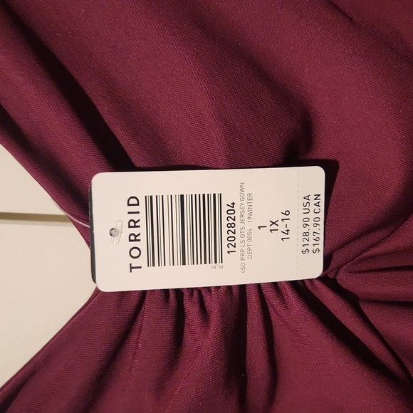 Torrid Jersey Gown - Picture 4 of 6